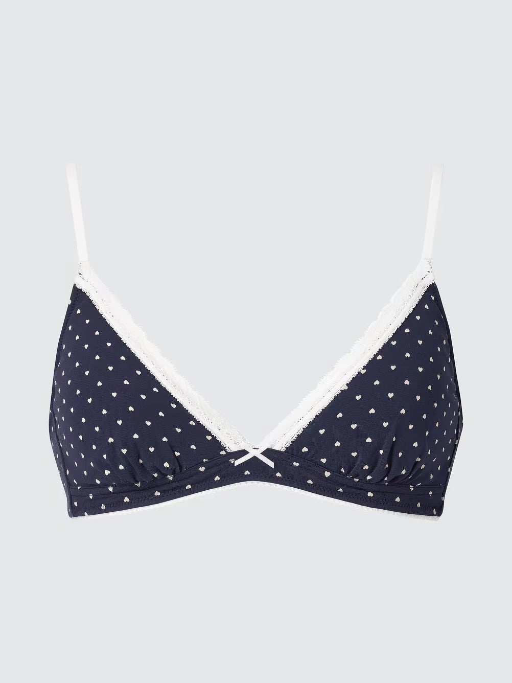 UNIQLO Cotton Wireless Printed Bra / Triangle Cup