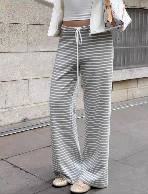 AUD Gray Striped Lounge Pants