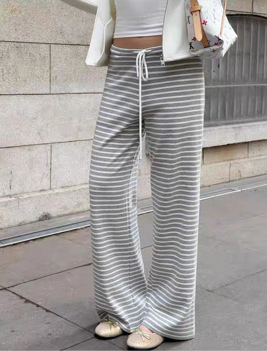 AUD Gray Striped Lounge Pants