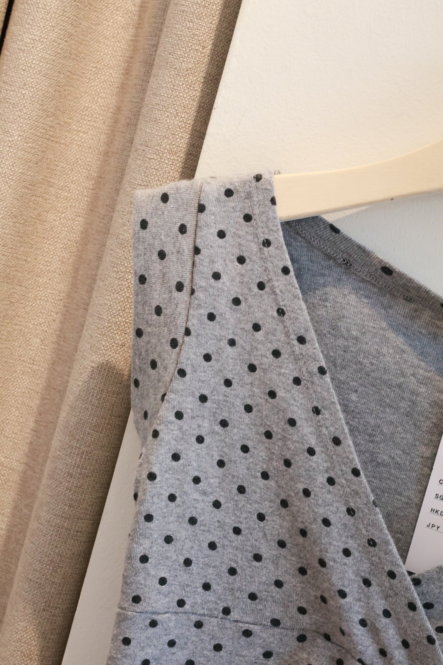 BRANDY Amara Polka Dots Tank  -GRAY