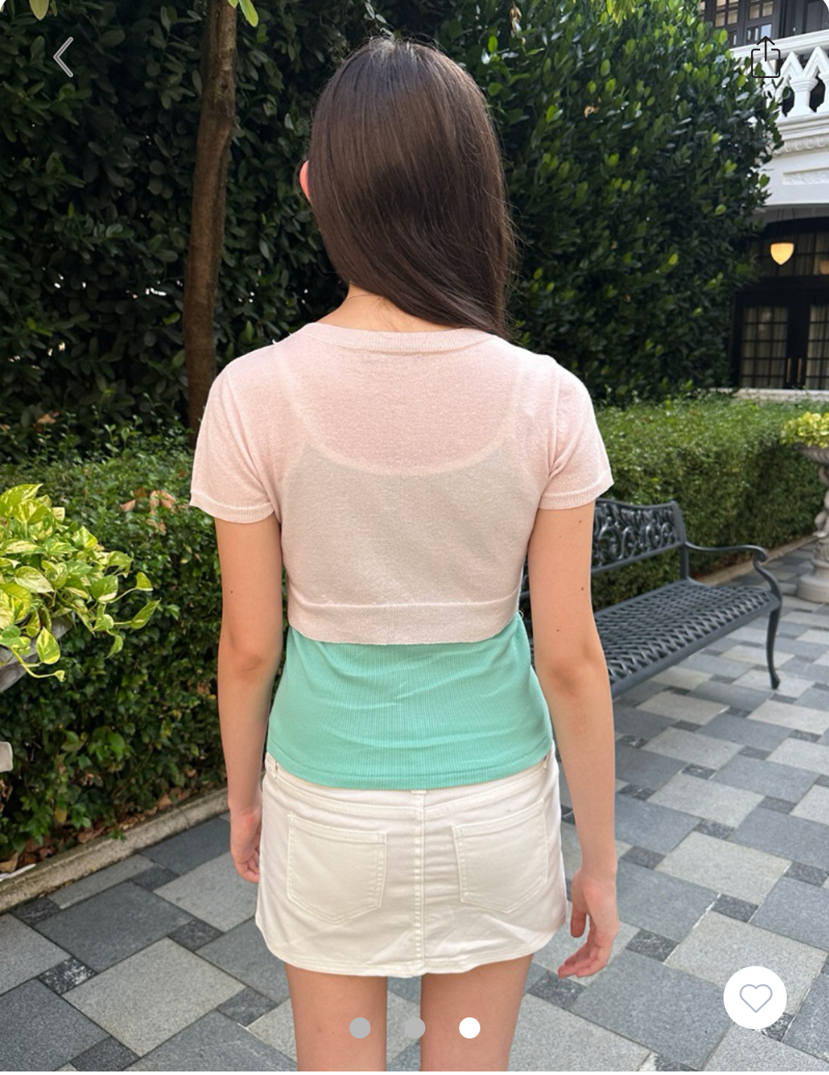 BRANDY MELVILLE Zoa Cardigan- PINK