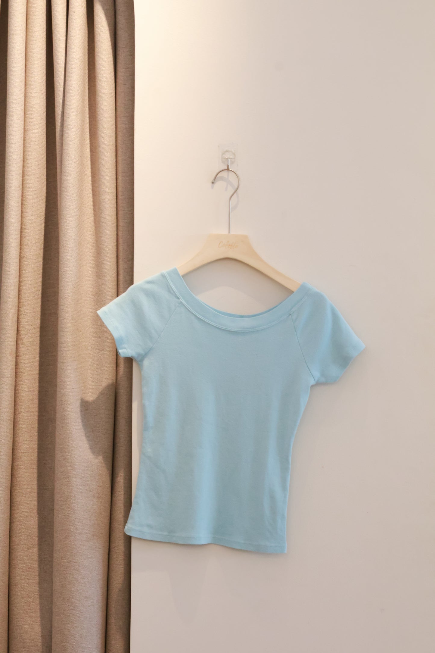 BRANDY Ginny Top  -SKY BLUE