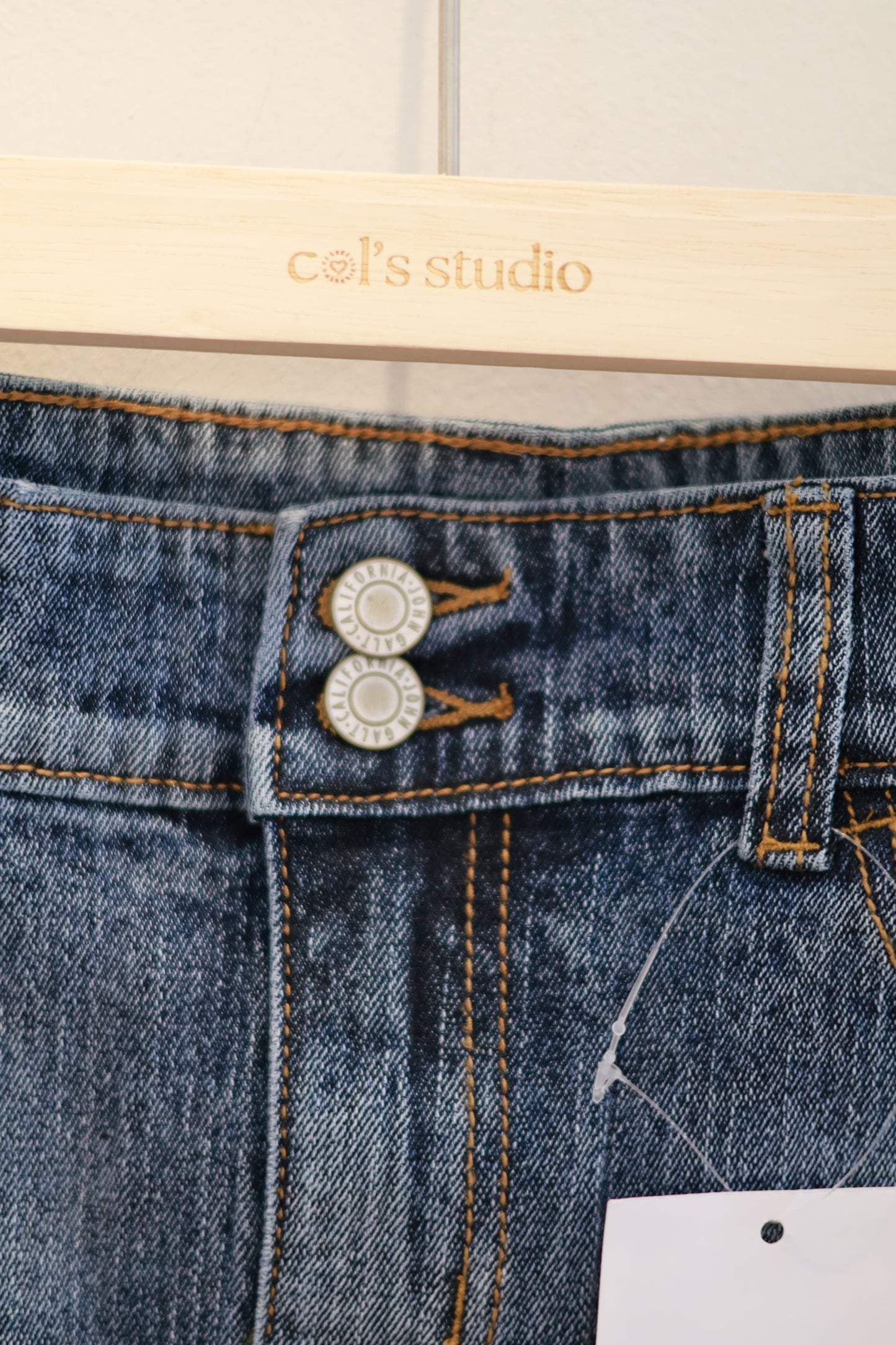 BRANDY Malia Mini Denim Skirt