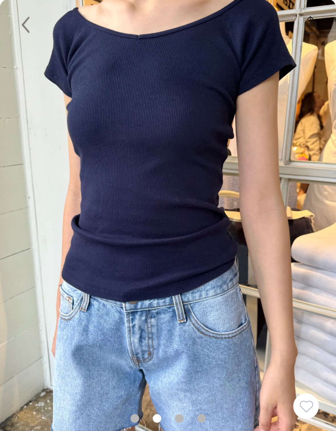 brandy Ada Top- navy