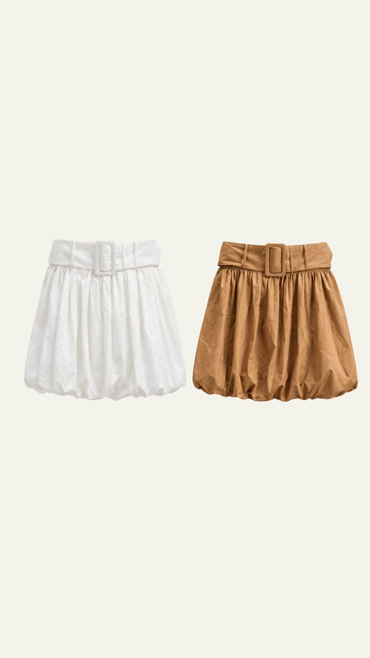 BUCKLED TUBE PUFFY TOP