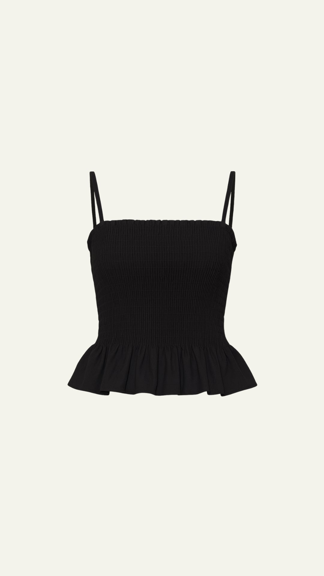 Black flowy summer top