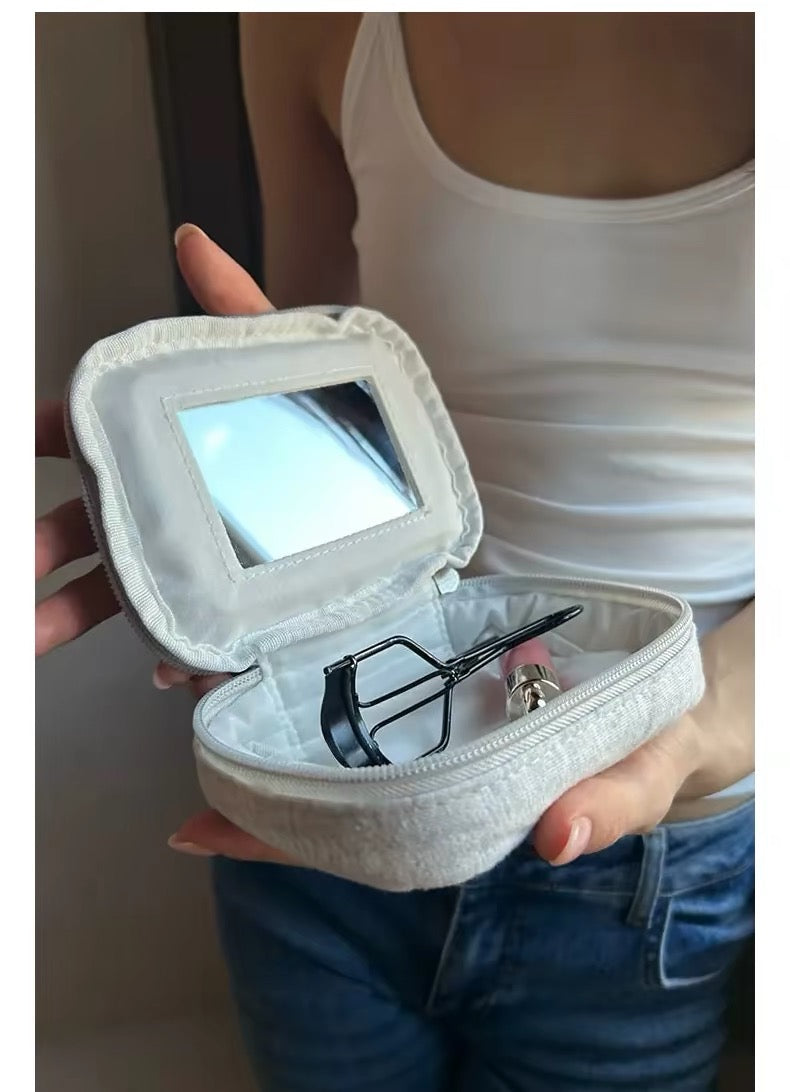 SUBDUED Makeup Mirror Bag - Grey