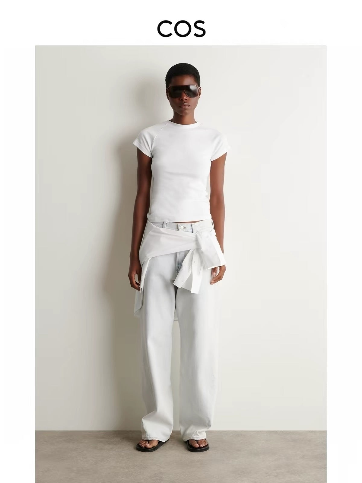 COS Fitted Cotton T-Shirt