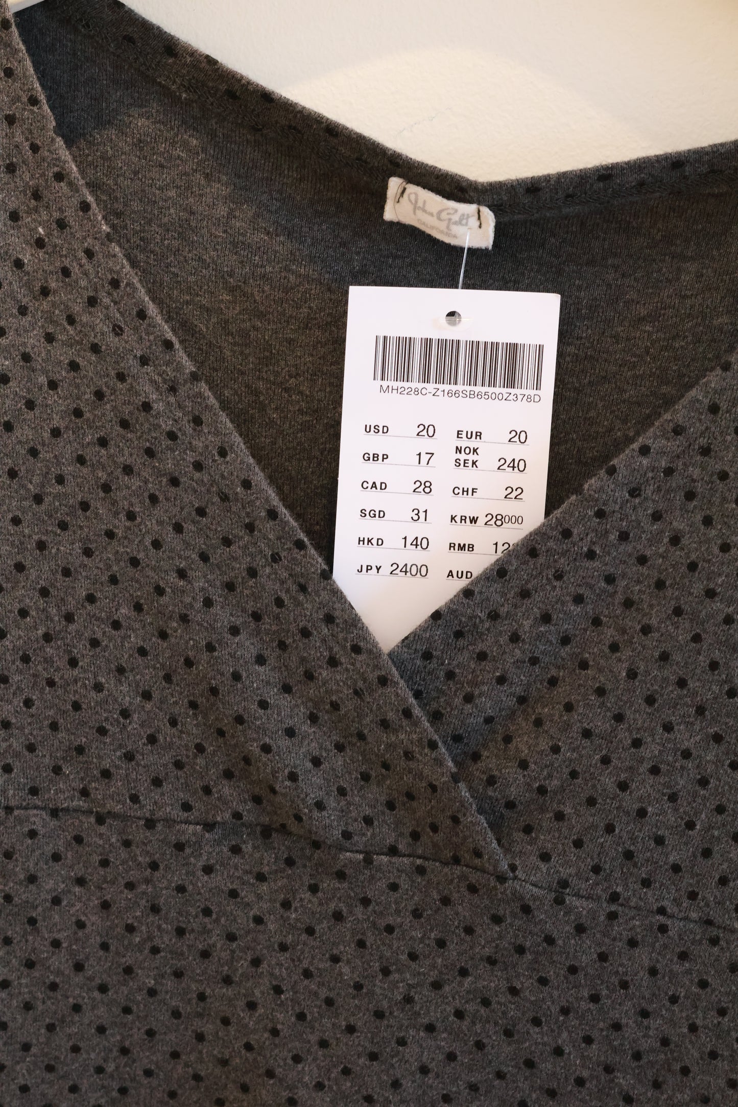 BRANDY Amara Polka Dots Tank  - DARKGRAY