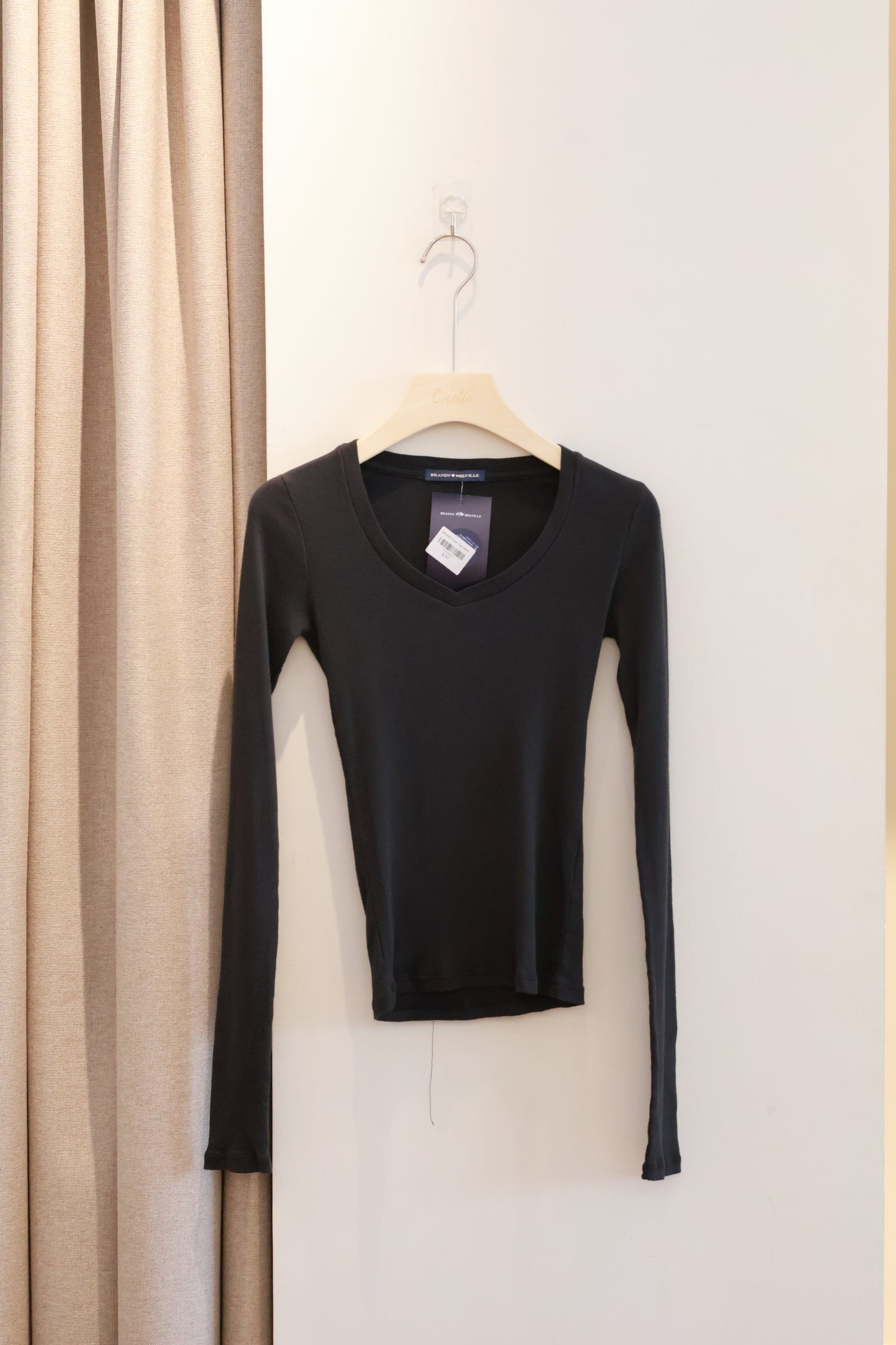 BRANDY Leah Top- black