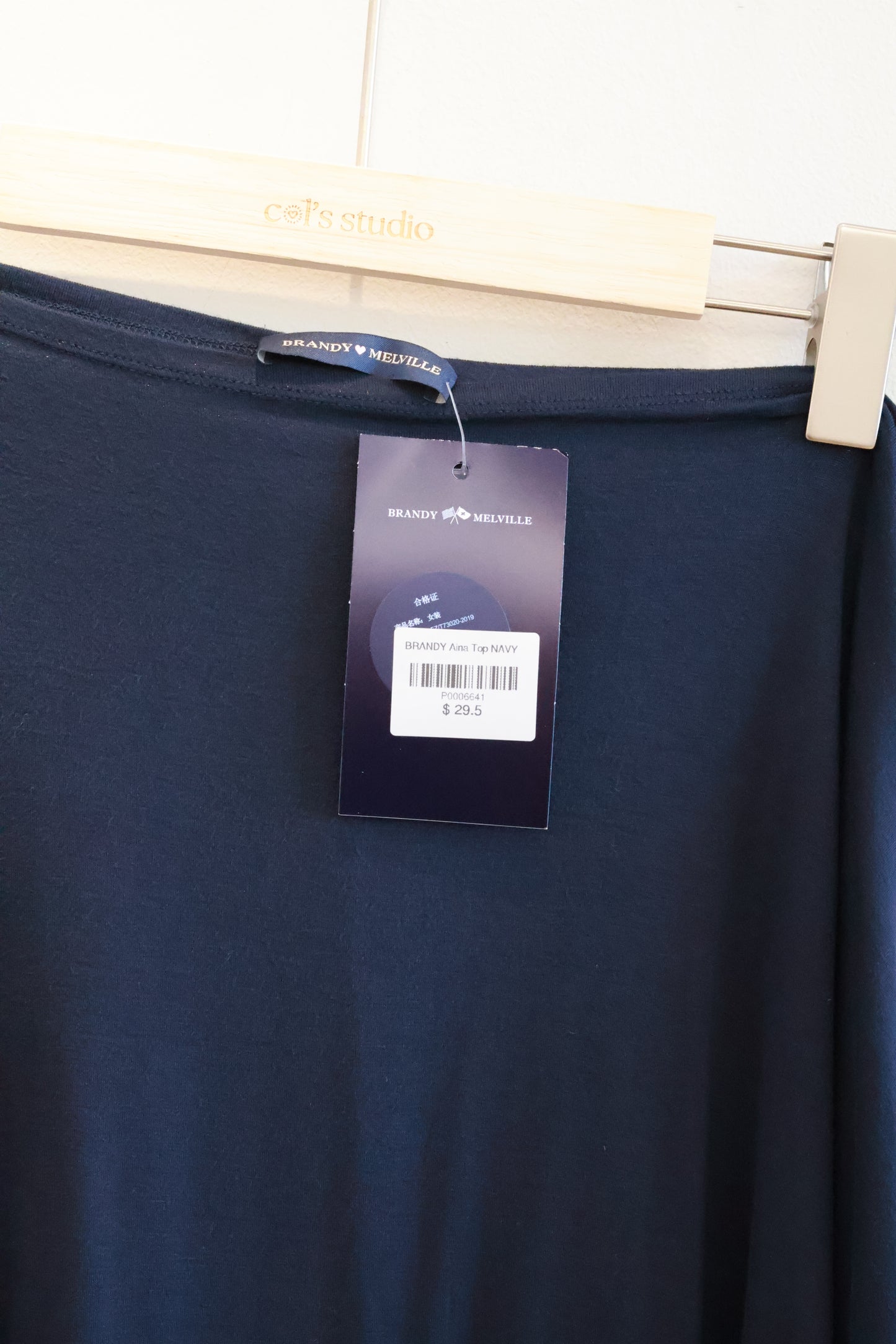 BRANDY Aina Top  -NAVY