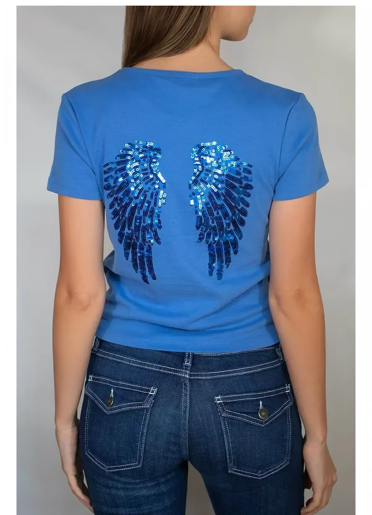 SUBDUED Ocean Blue Graphic Tee