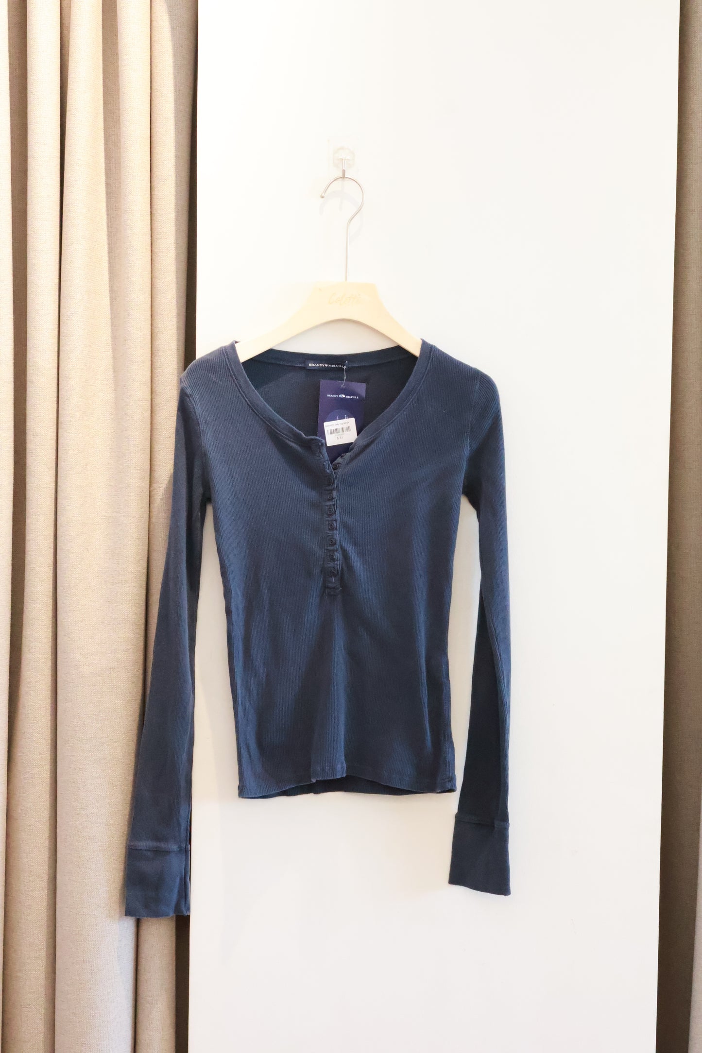 BRANDY Zelly Top  -NAVY