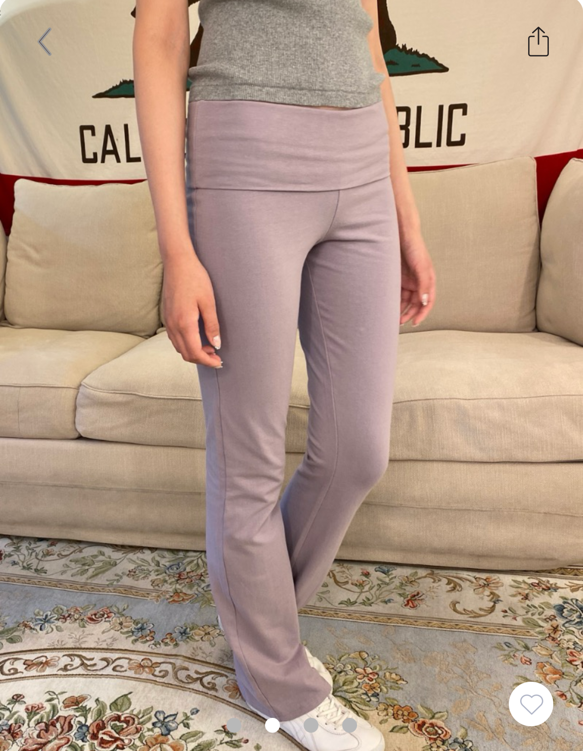 BRANDY PRISCILLA PANTS  -PURPLE