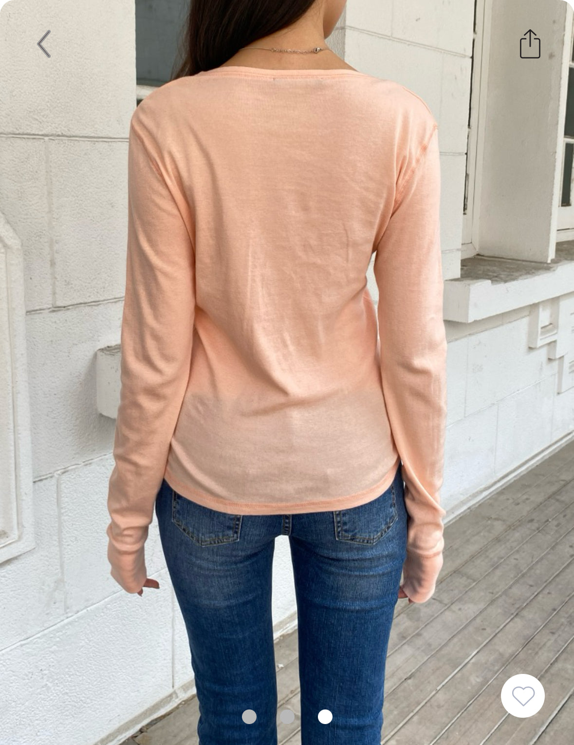 BRANDY Zelly Top- OCT  -LIGHT APRICOT