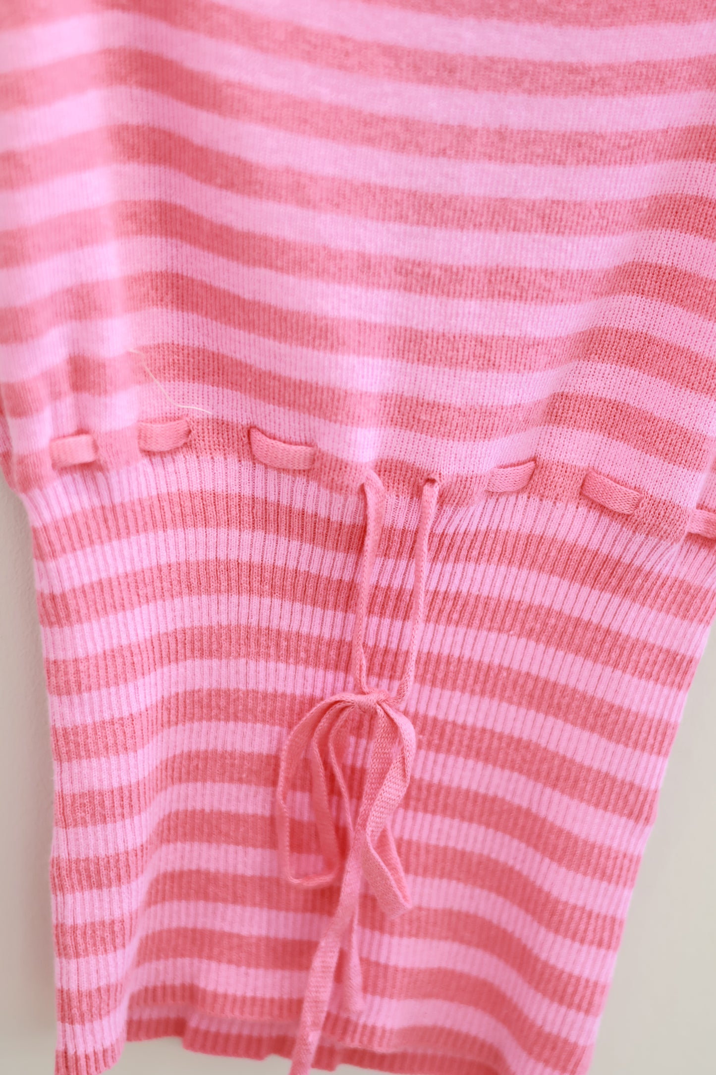 BRANDY Sandra Striped Top- pink