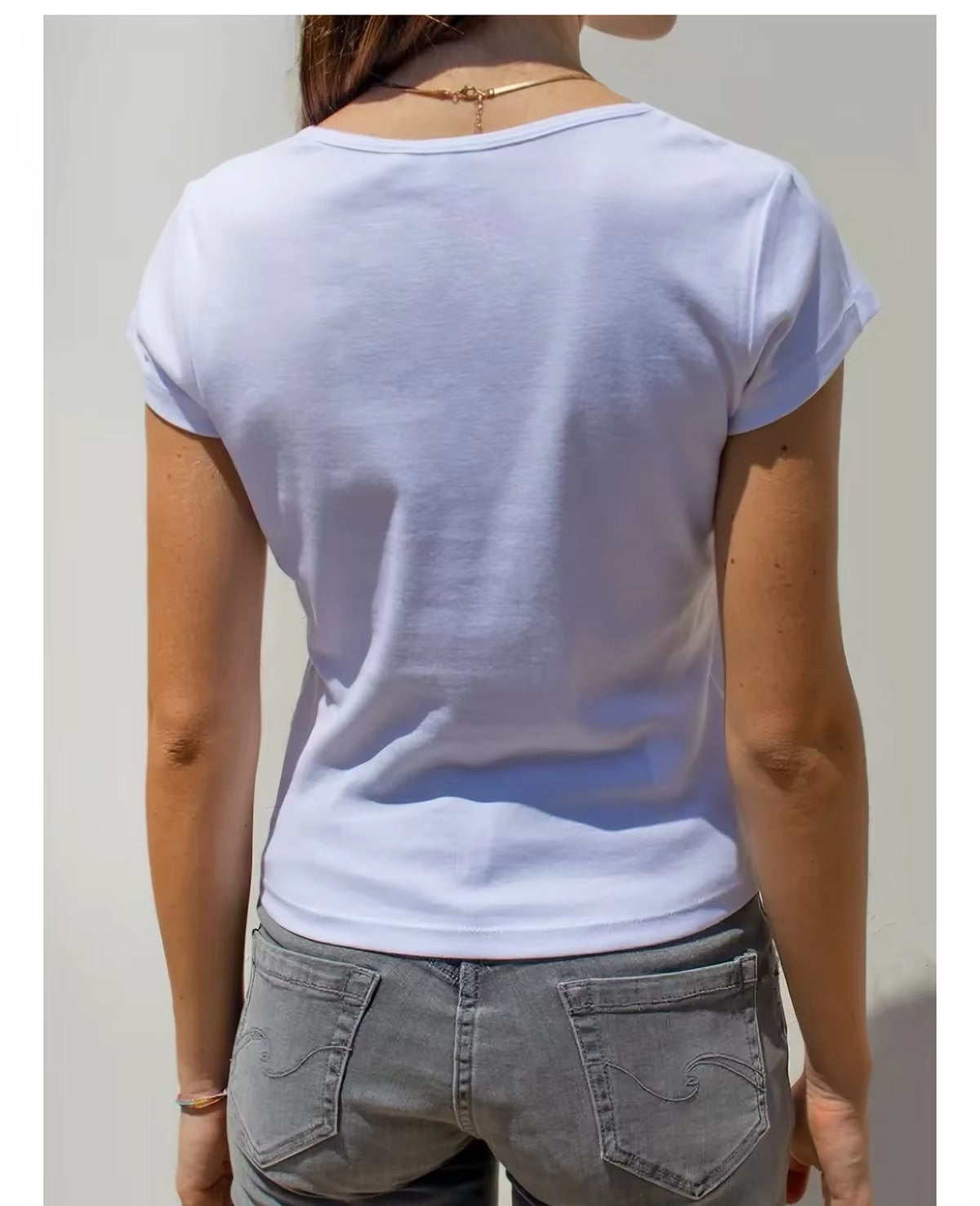 SUBDUED Round Neck Fitted T-Shirt