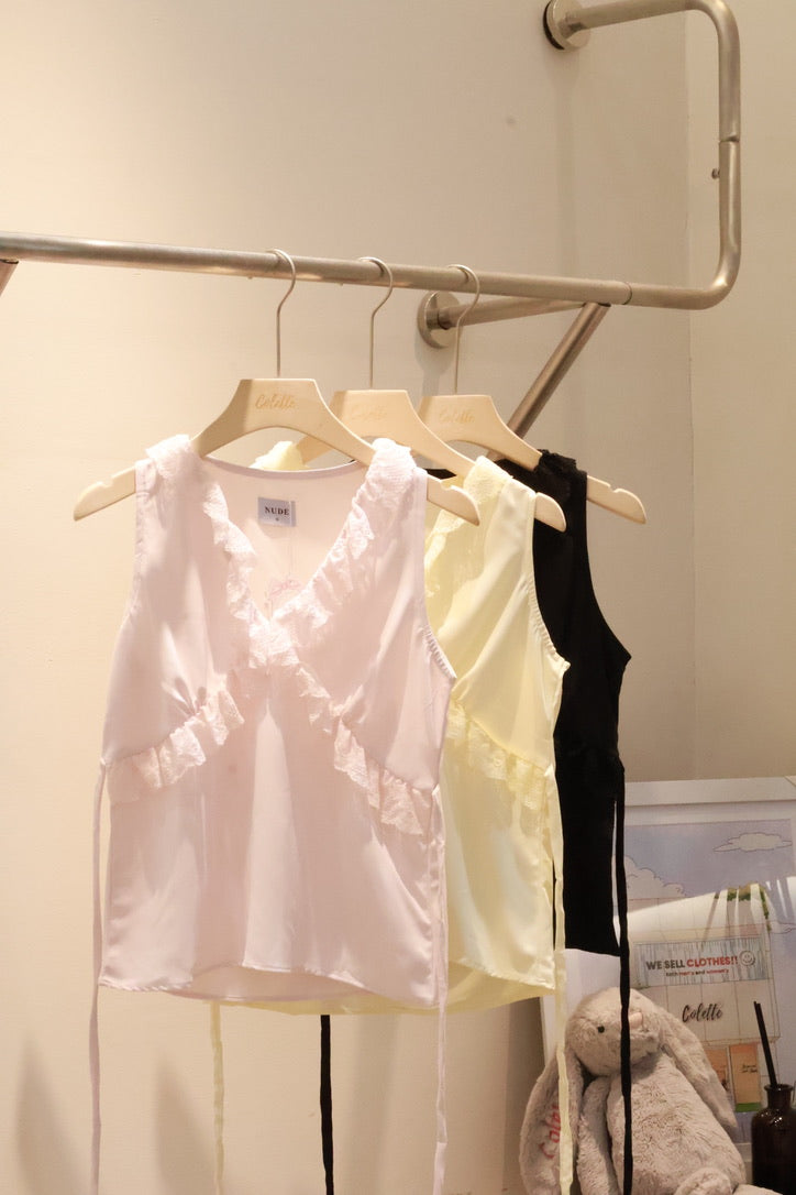 NUDETHELABEL PETAL TOP