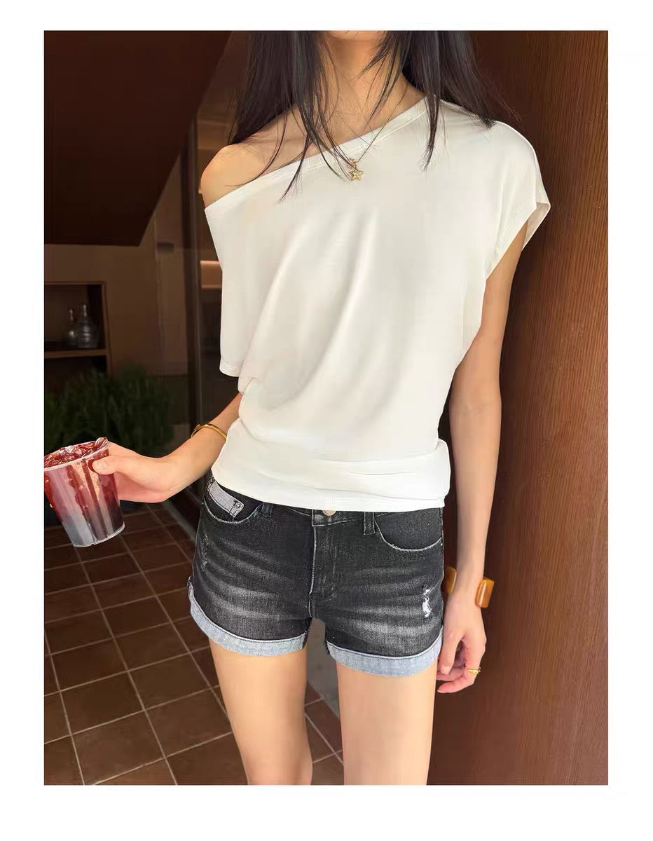 Aud One Shoulder Top