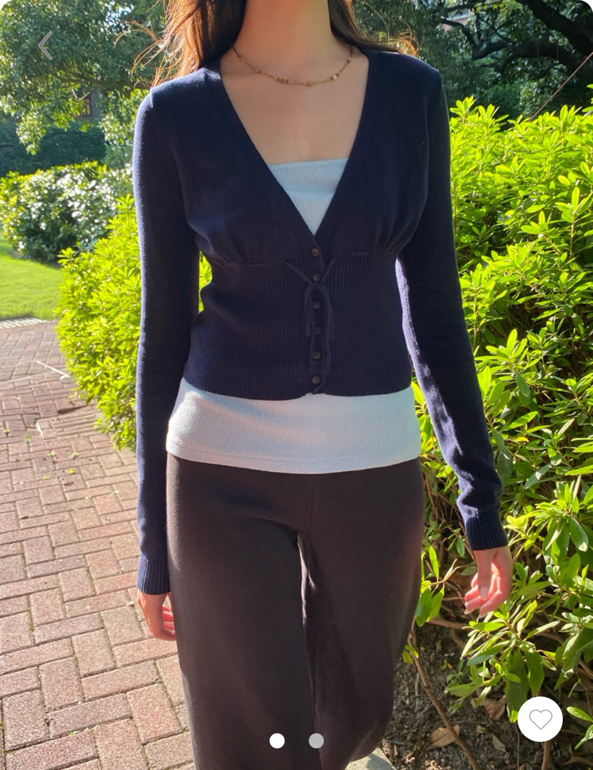BRANDY Ruby Cardigan- NAVY