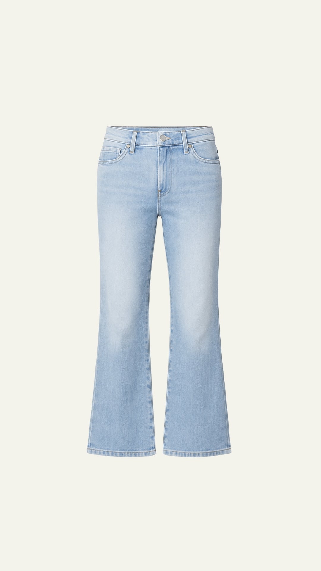 Light blue washed denim jeans