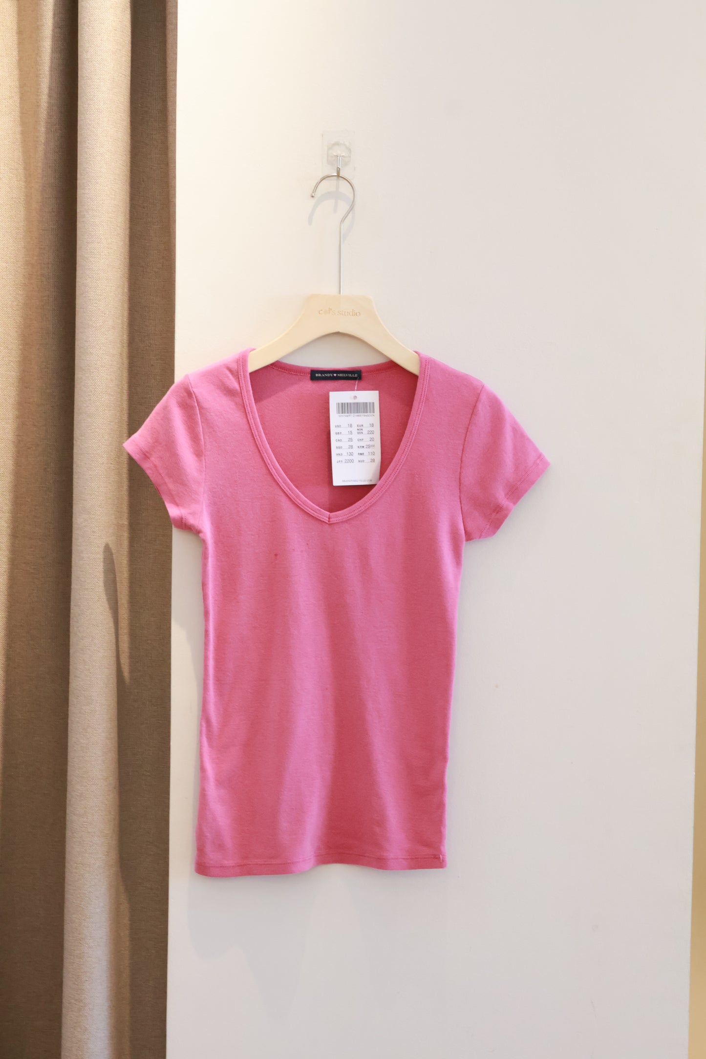 BRANDY Safiya Top  -ROSE RED