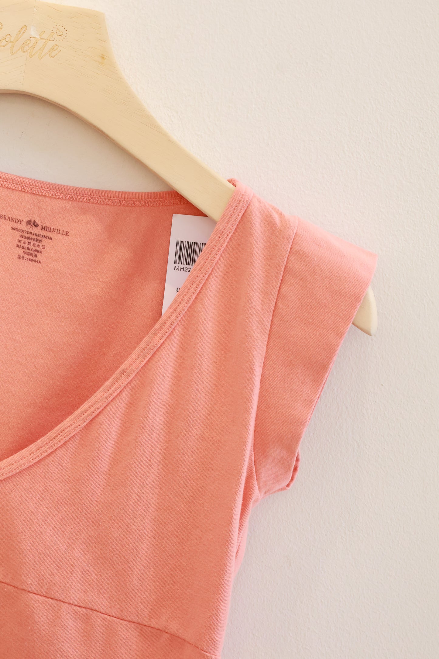 BRANDY Amara SHORT SLEEVE  -CORAL