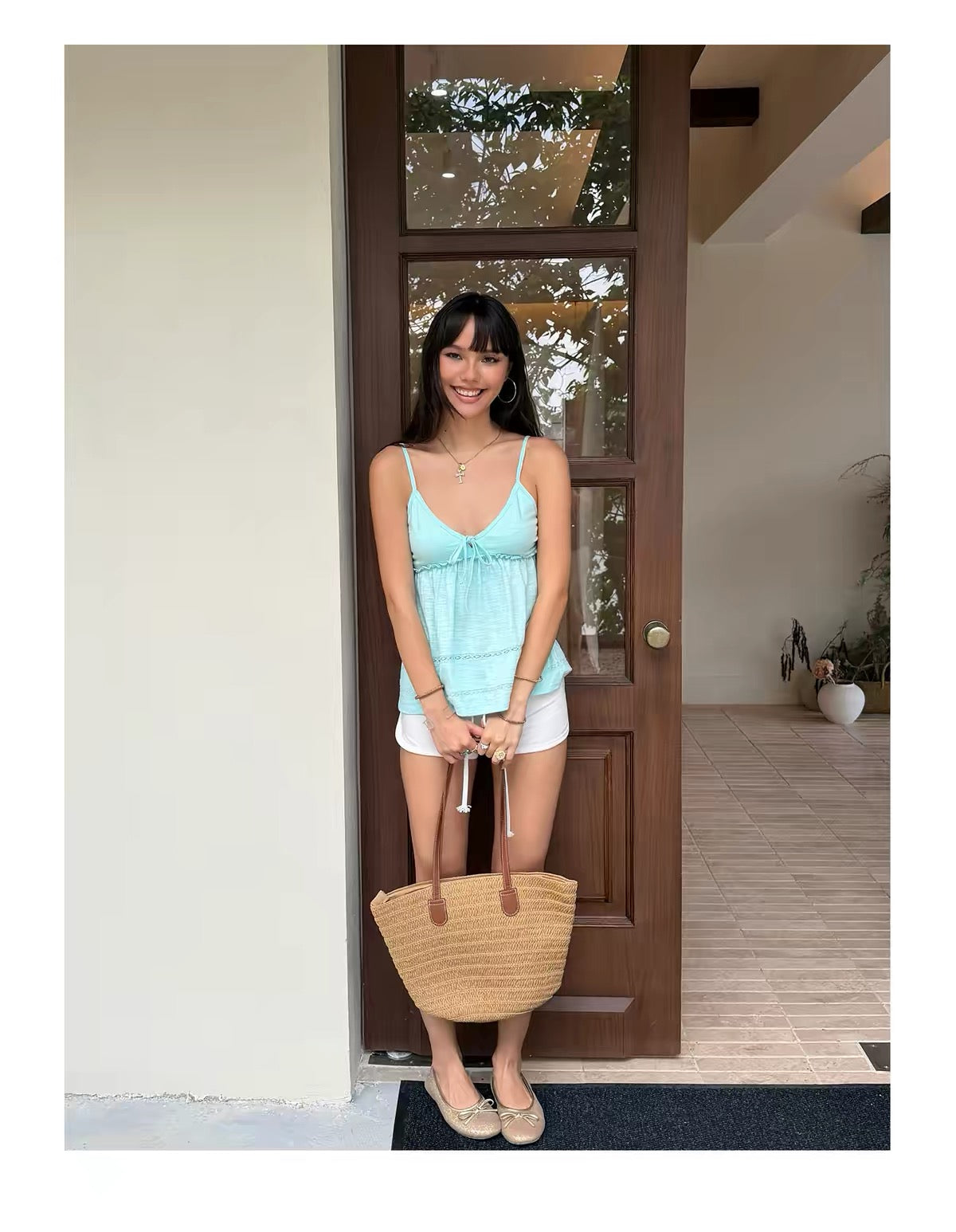 AUD TEAL Strap Tank
