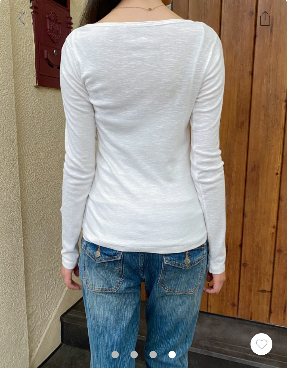 BRANDY MELVILLE Zelly Top  -WHITE