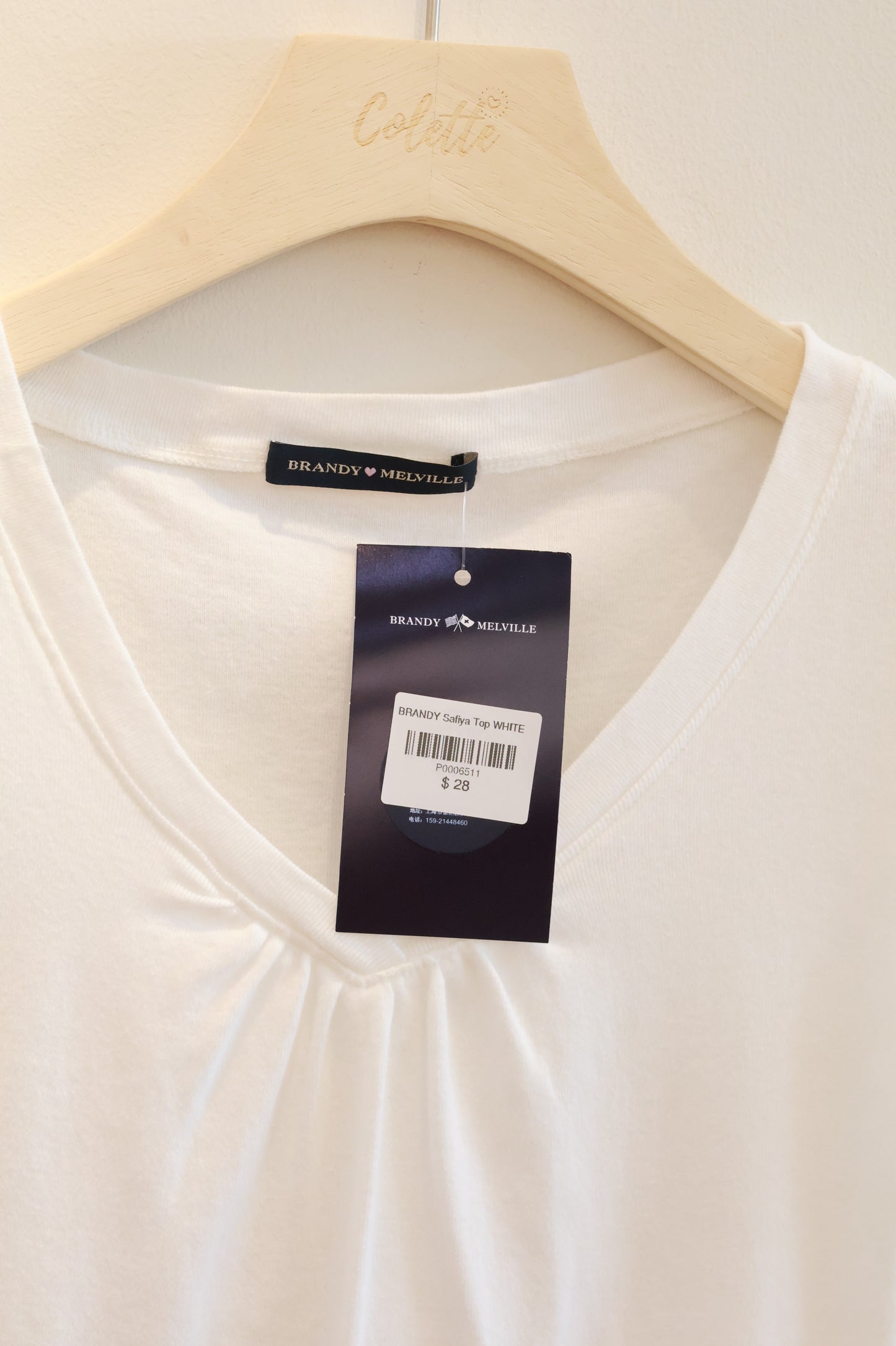 BRANDY Safiya Top  -WHITE