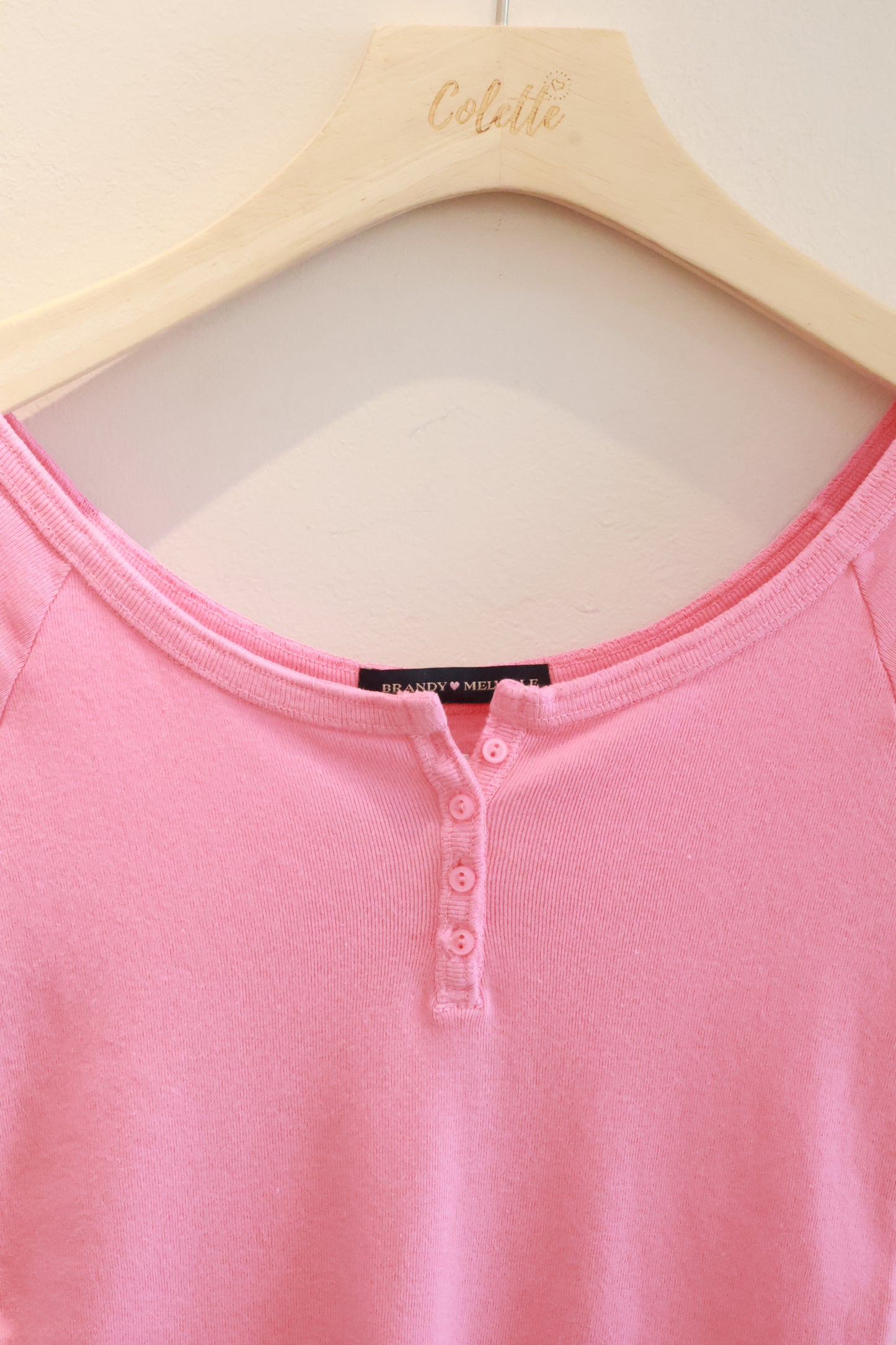 BRANDY Zelly Top  -PEACH PINK