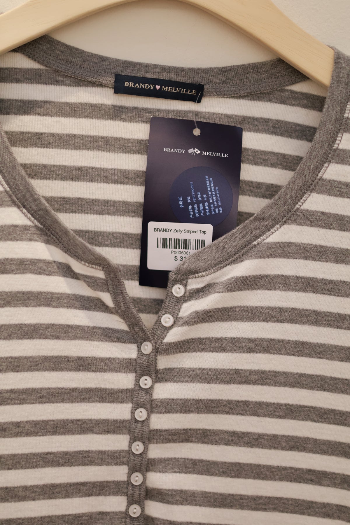 BRANDY Zelly Striped Top