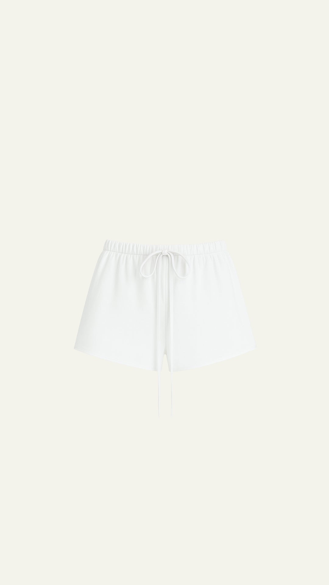 Plain summer shorts (WHITE)