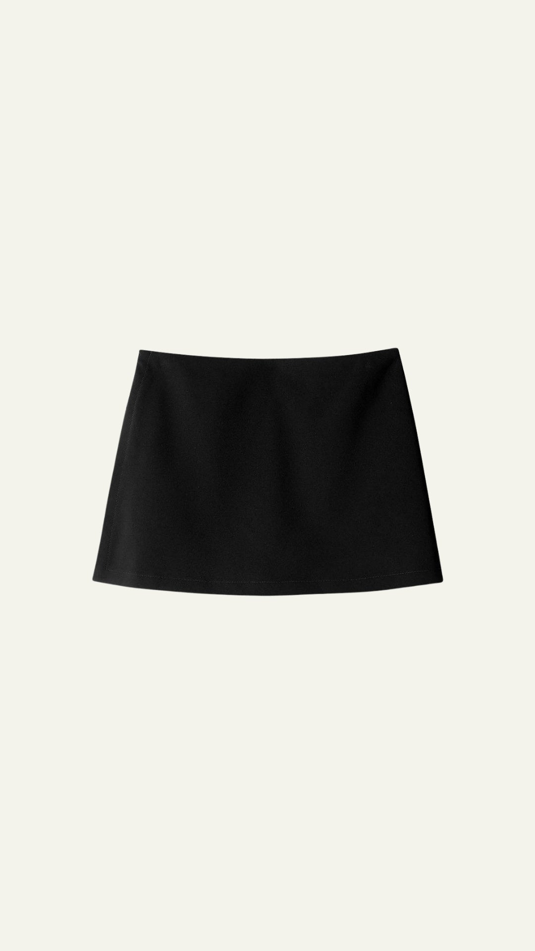 PLAIN BLACK MINI SKIRT