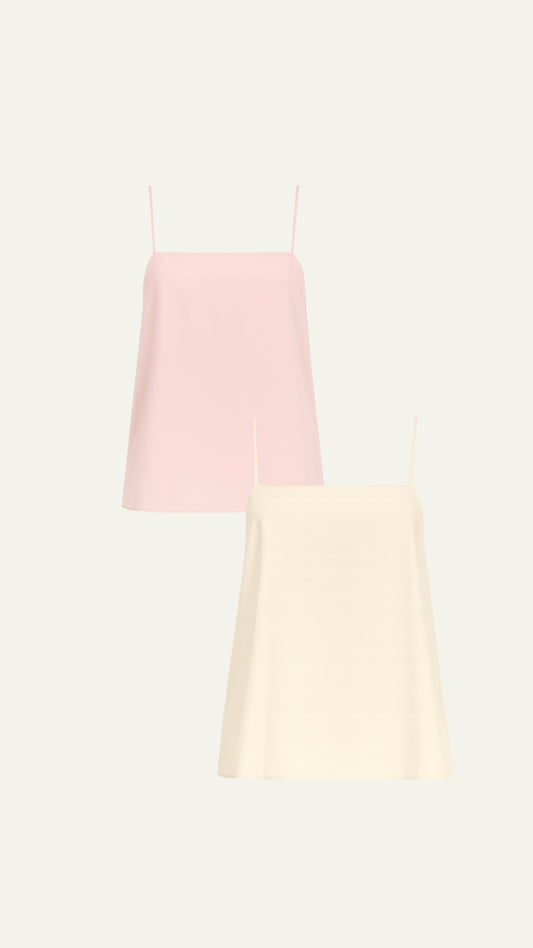 Spaghetti straps tank top