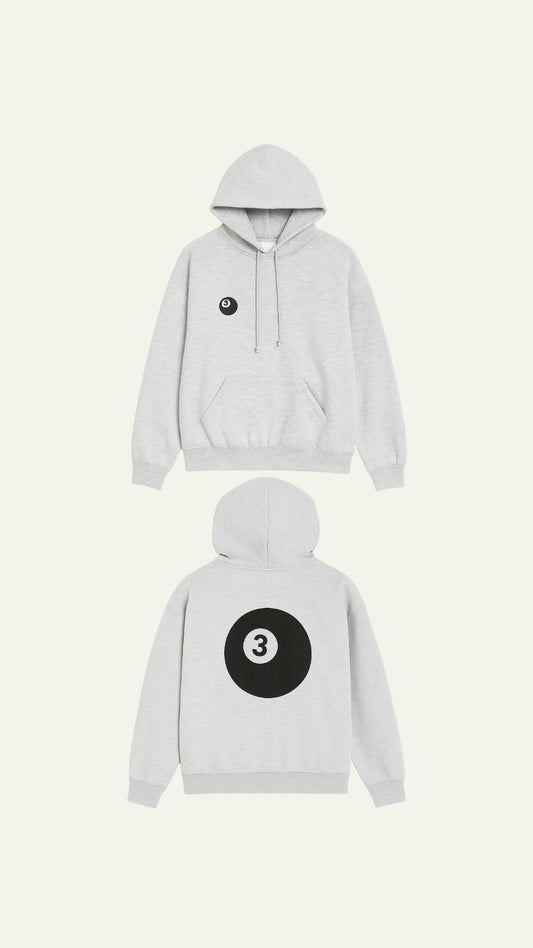 8ball gray hoodie