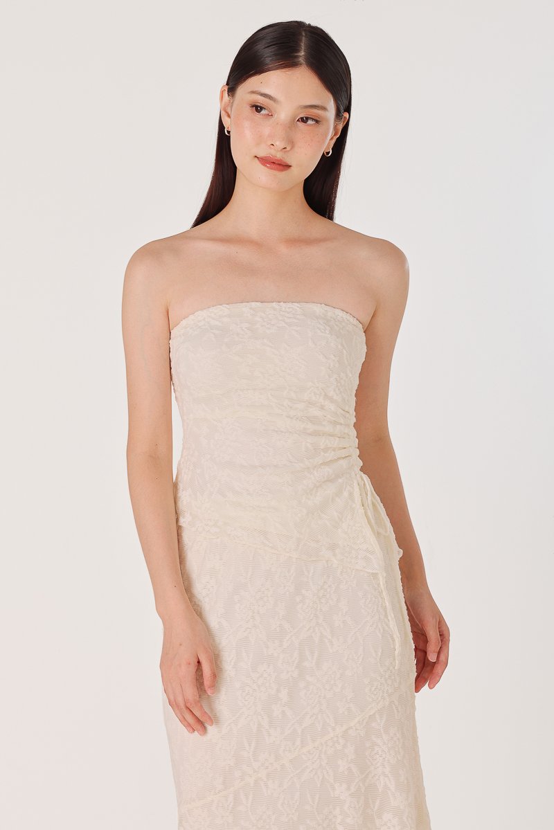 LOVET Novella Padded Drawstring Tube Top