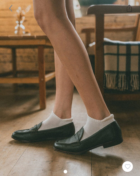 BRANDY Basic Ankle Socks  -WHITE
