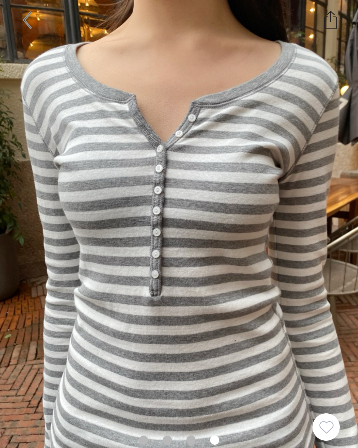 BRANDY Zelly Striped Top
