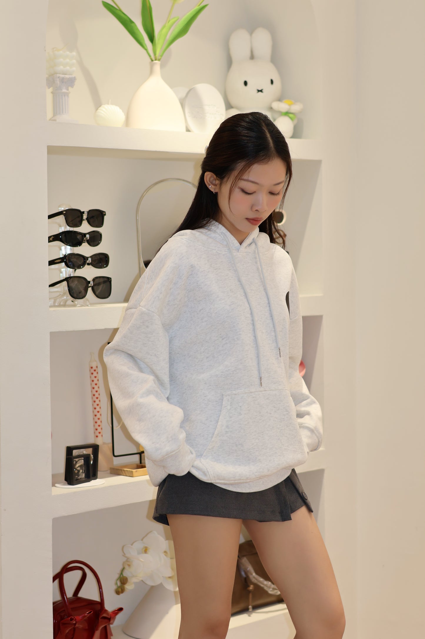 8ball gray hoodie