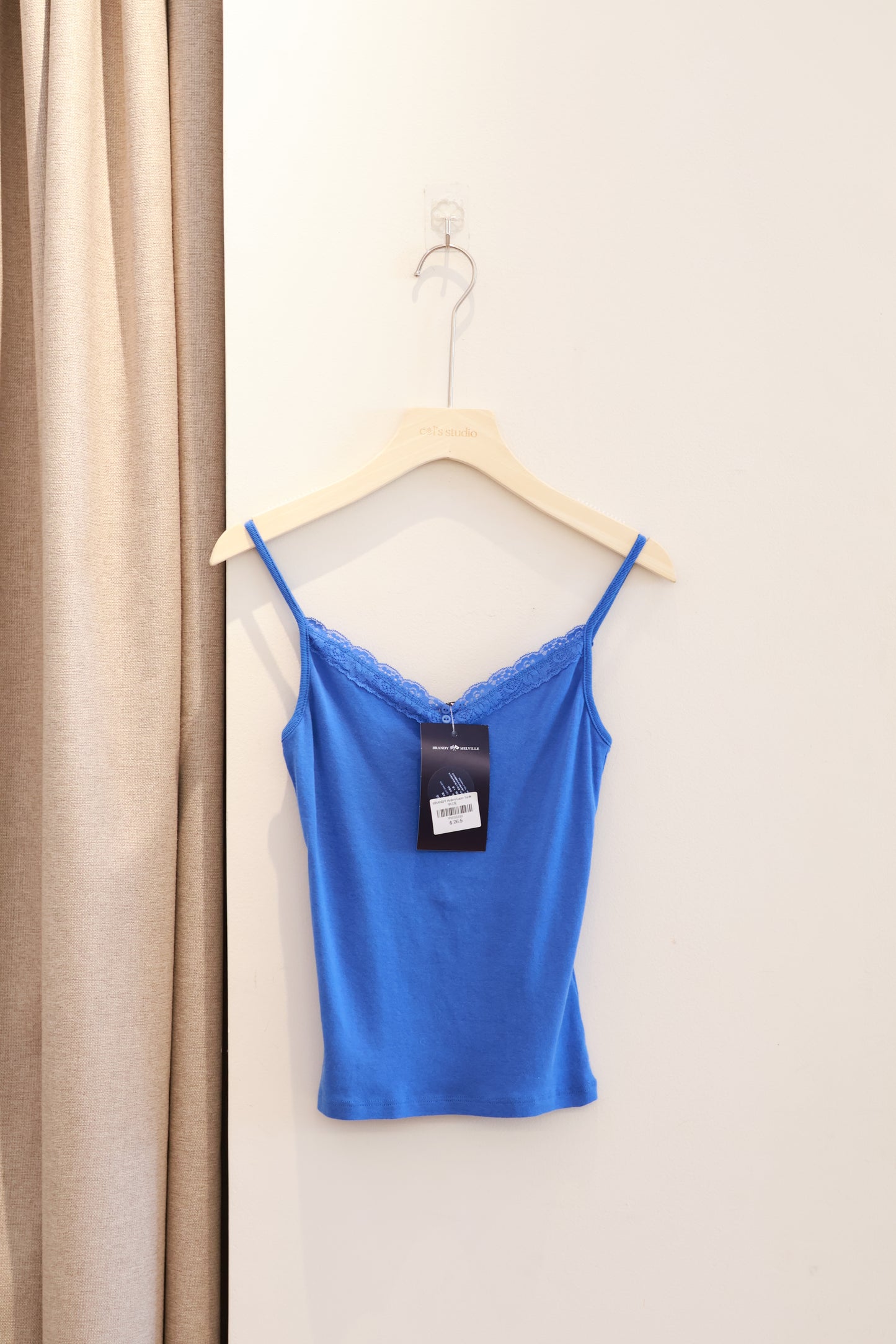BRANDY Arden Lace Tank  -BLUE