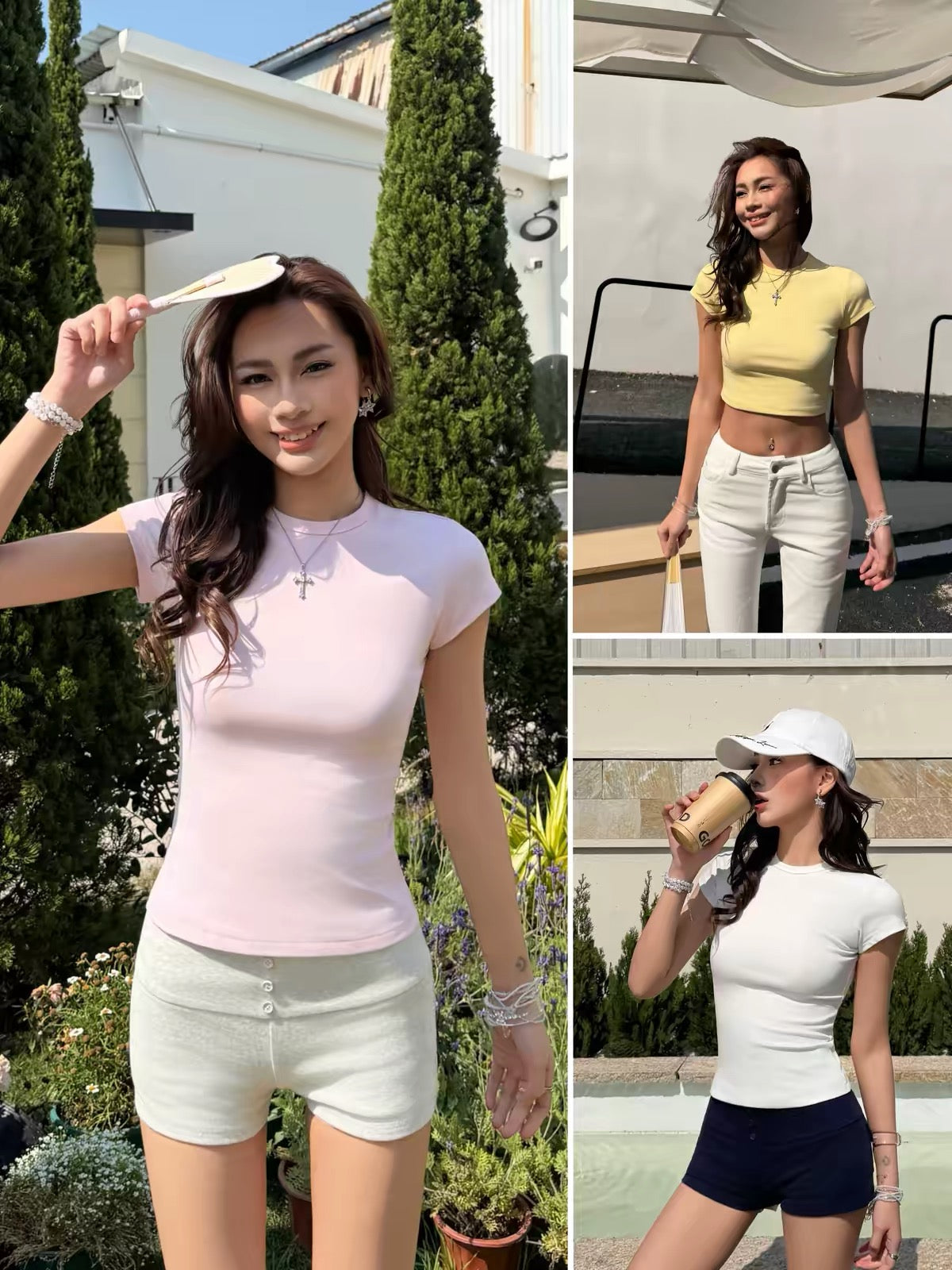 AUD Round Neck Short Sleeve Top