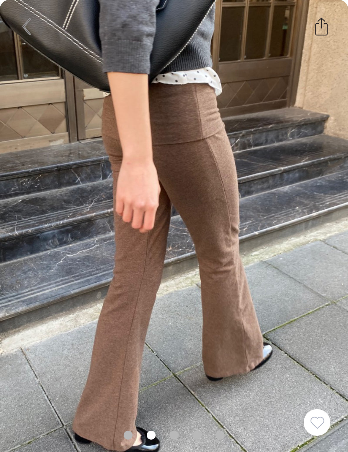 BRANDY Priscilla Pants- OCT  -BROWN COFFEE