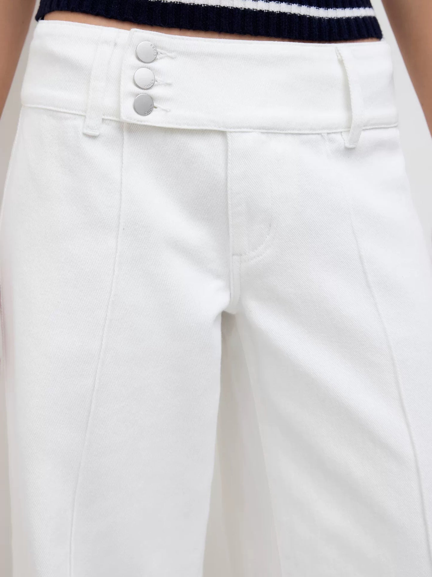 CIDER BUTTONS BAGGY JEANS