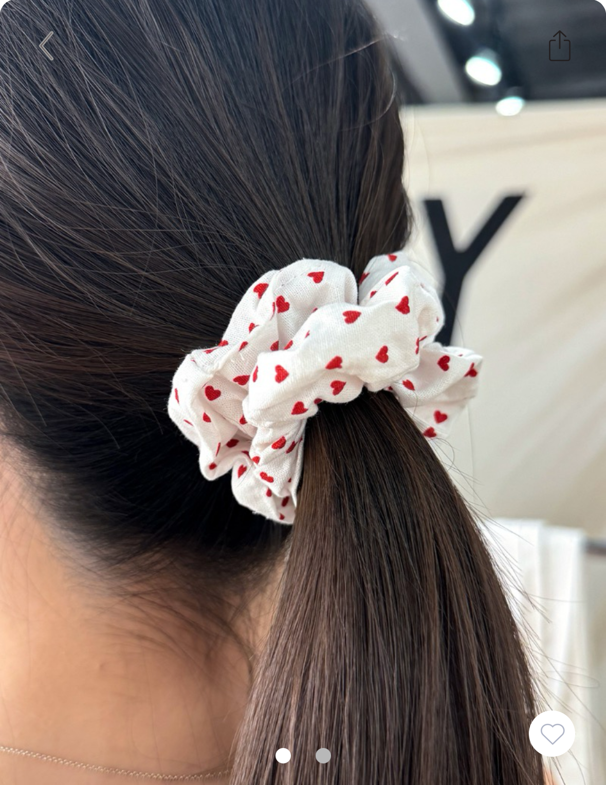 BRANDY HEART SCRUNCHIE