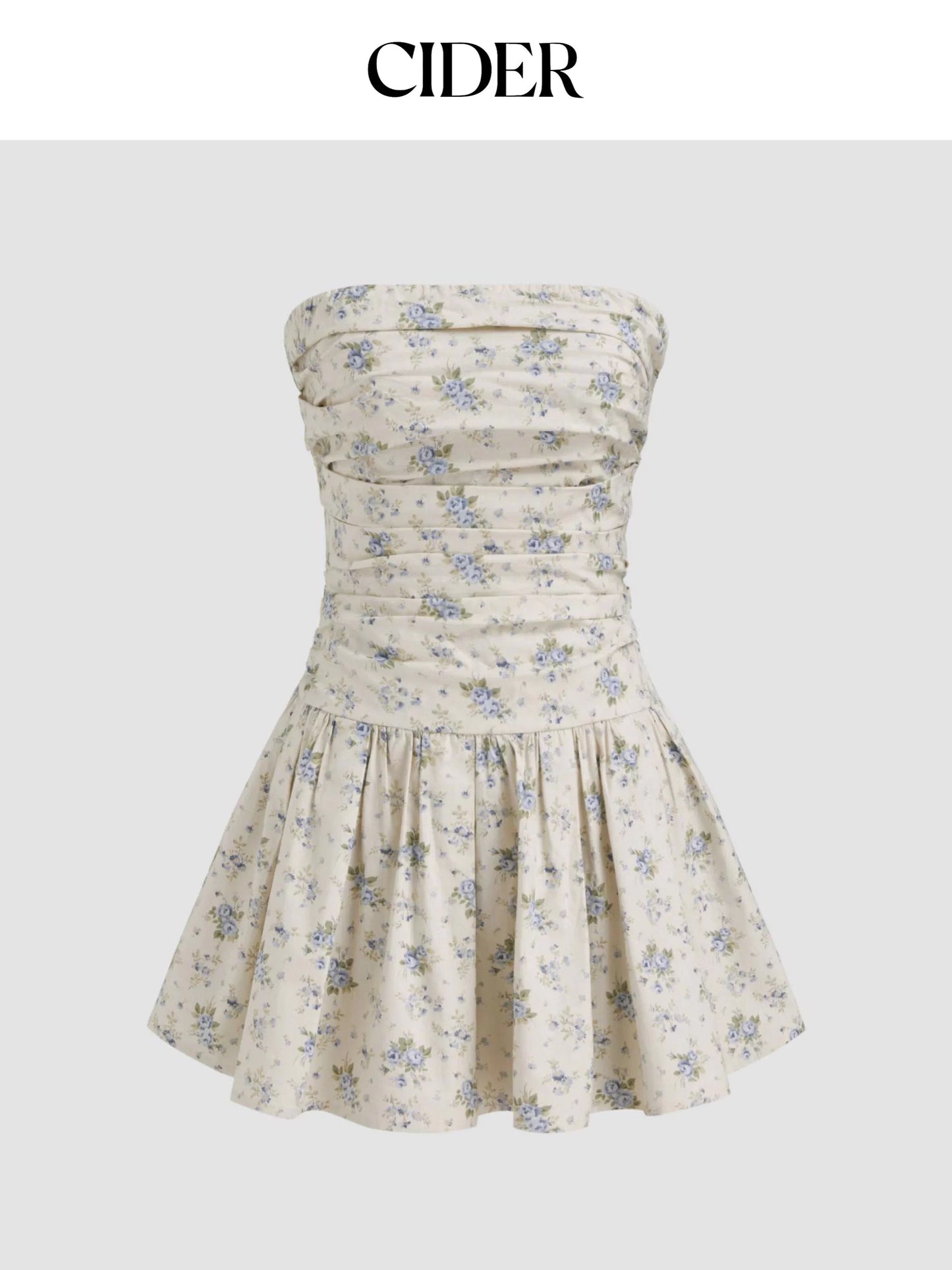 CIDER FLORAL TUBE TOP
