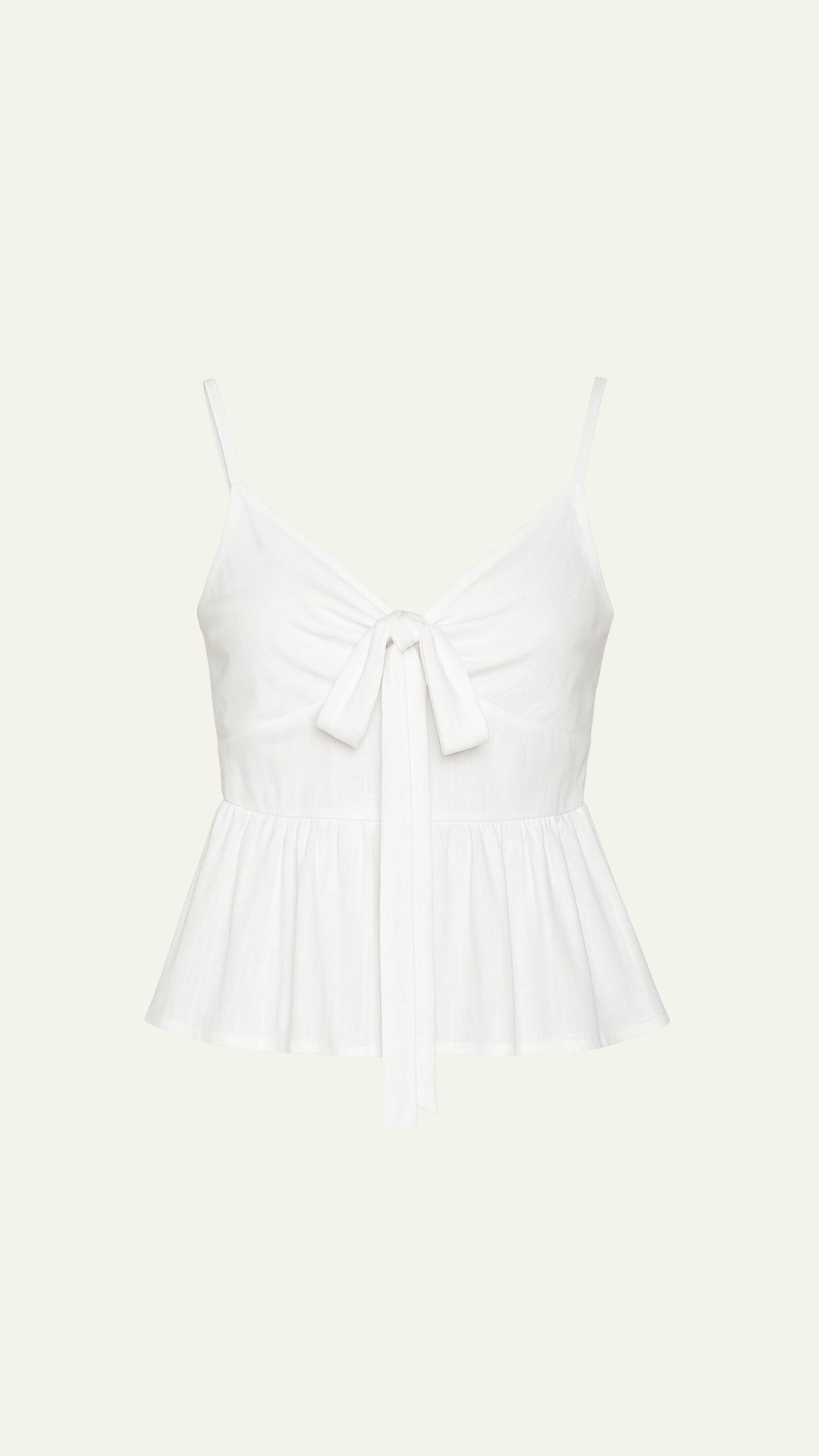 CC tied ribbon flowy top