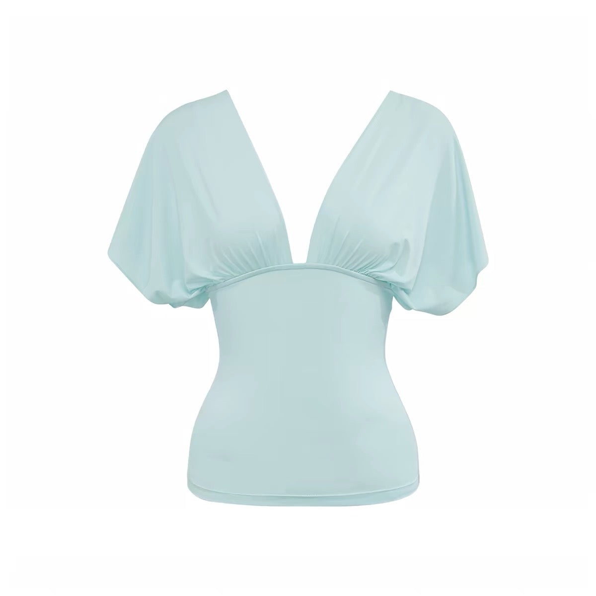 AUD V Short Sleeve Summer Butterfly Top