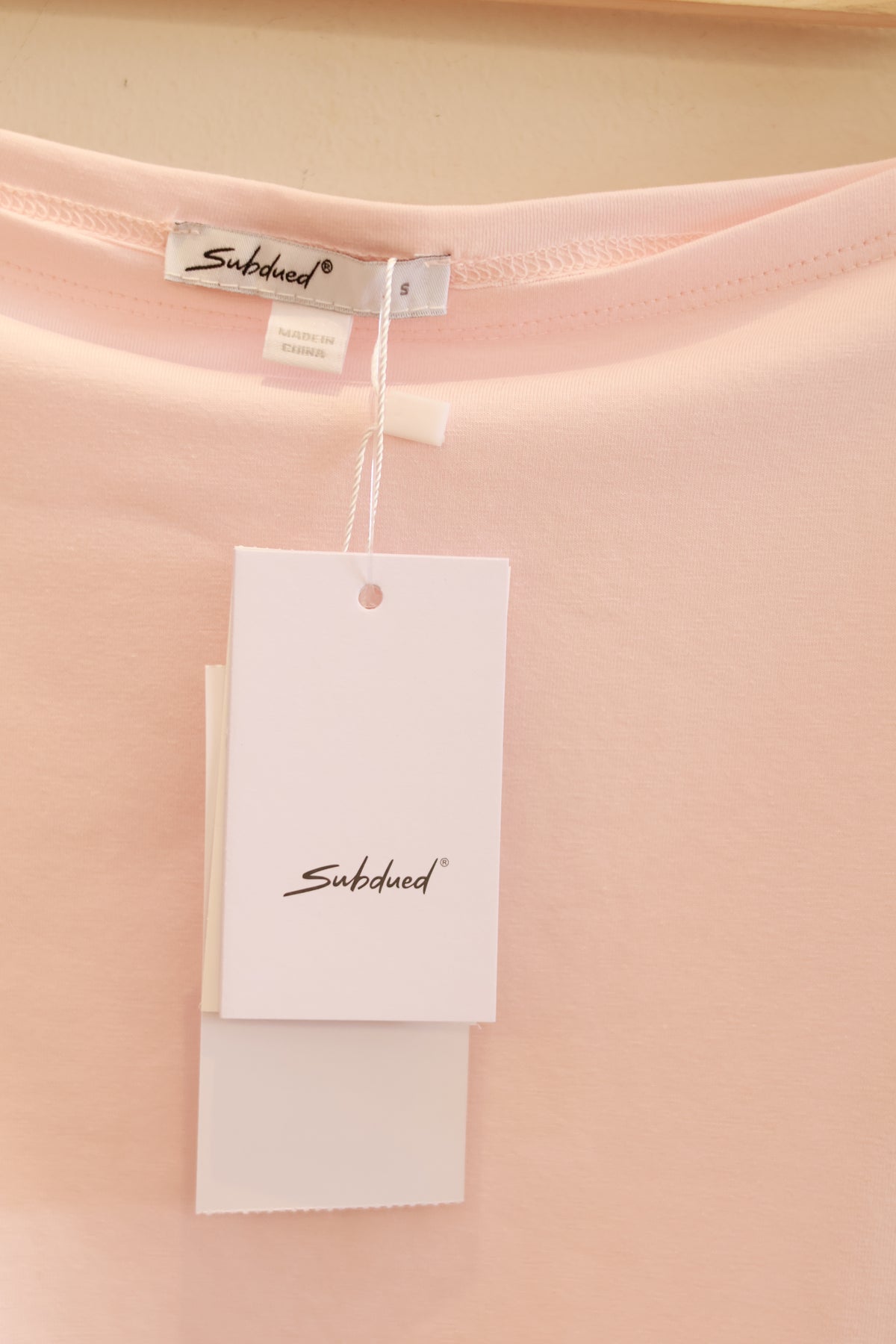 SUBDUED Short Sleeve Tee - Pink