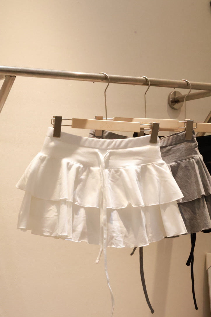 NUDETHELABEL FLARED SKORT